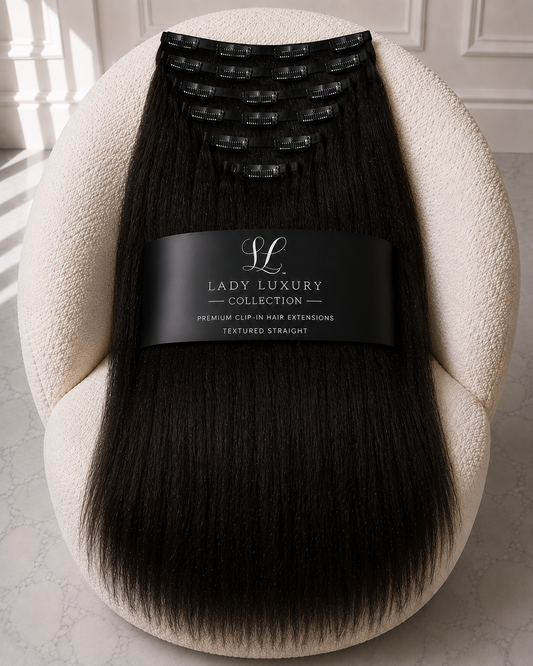 Textured Straight Clip Ins